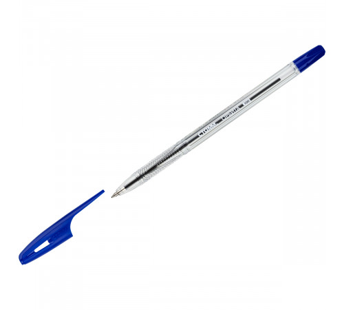 Ручка шариковая СТАММ "Орбита 100" синяя, 0,7мм