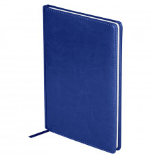 Ежедневник недатированный, А4, 136л., кожзам, OfficeSpace "Nebraska", синий