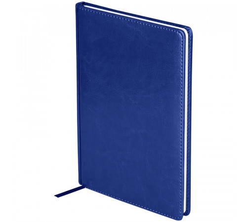 Ежедневник недатированный, А4, 136л., кожзам, OfficeSpace "Nebraska", синий