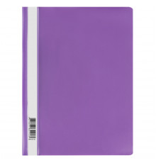 Папка-скоросшиватель пластик. СТАММ А4, 120мкм, фиолетовая с прозр. верхом