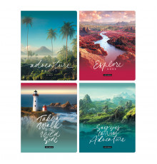 Тетрадь 48л., А5, клетка BG "Жажда странствий", эконом