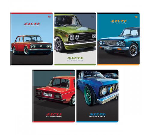 Тетрадь 48л., А5, клетка BG "Жесть", суперэконом