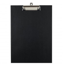 Планшет с зажимом OfficeSpace А4, ПВХ, черный