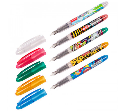 Ручка перьевая Luxor "Ink Glide", 1 картридж, корпус ассорти