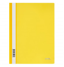 Папка-скоросшиватель пластик. СТАММ А4, 180мкм, желтая с прозр. верхом