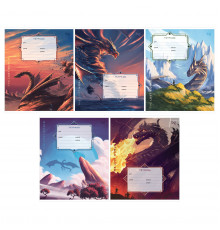 Тетрадь 24л., клетка BG "Затерянный мир", эконом