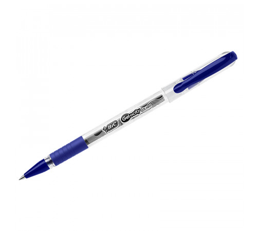 Ручка гелевая Bic "Gelocity Stic" синяя, 0,5мм, грип